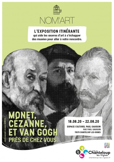 ChanteloupLV's tweet photo. Plus que 2 jours pour profiter de l'exposition gratuite #NomArt ! Ouverte aujourd'hui de 13h30 à 19h30 et demain de 13h30 à 18h30 à l'espace culturel Paul Gauguin. Inédite et ludique, cette exposition sur les impressionnistes est à ne pas manquer ! 😉
https://t.co/7EIqbxO2Lw https://t.co/NCRVj7Y6xl