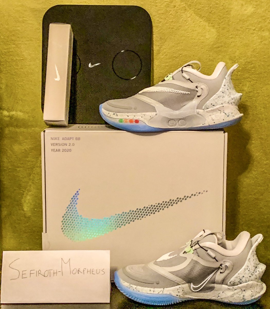 ALeonardi81's tweet photo. Just arrived.
These are pure 🔥.
#Nike #AdaptBB 2.0 #MAG
@nikestore
@thesolesupplier @SOLELINKS @Sneakerologue @sneakerlinkscom @SneakerNews @SoleCollector @more_sneakers @SneakerShouts @sneakerlinkscom @solelinksWW @BallinSneaks @eukicks @thedropdate https://t.co/jZyktV2MB7