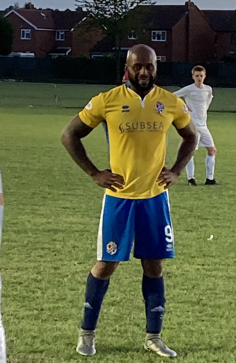 cotgrave_senior's tweet photo. The lads were looking sharp again last night as we gave another airing to our away strip which was kindly donated to us by @CowdenbeathFC #nsl #theminers #thebluebrazil #cfc https://t.co/BUIACqbunE