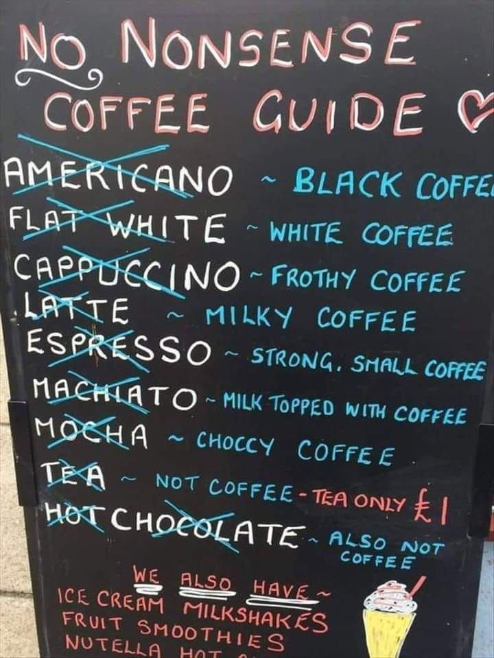 JustMikeMcKay's tweet photo. No Nonsense Coffee Guide https://t.co/k8FicClYde