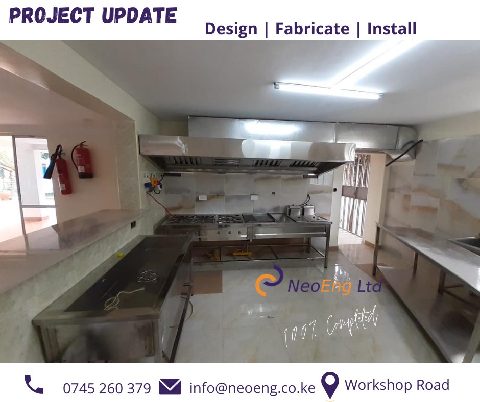 NeoEngLimited's tweet photo. We start from #Design, #fabrication and finish at site #installation 

For your stainless steel production #projects, we see it through from start to finish. Call us today +254745260379
#jowie #ReleaseChaosKibe #ArrestCOVID19Thieves #ArrestOngwae https://t.co/EdwKVUSH2s