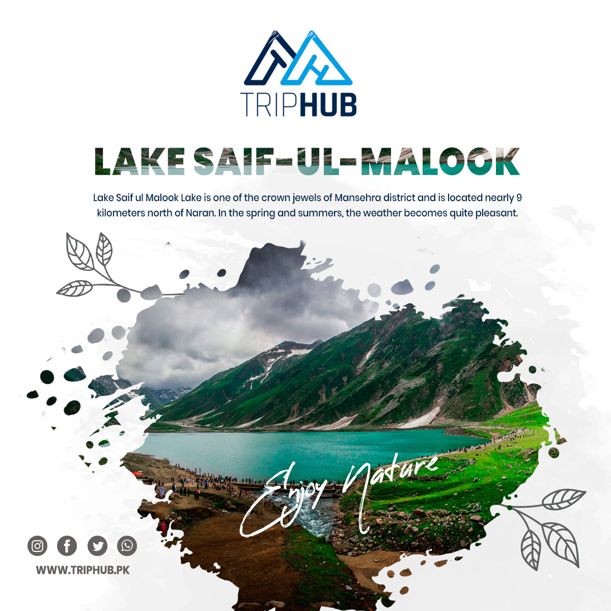 TripHubPK's tweet photo. #SaifulMalook Lake is one of the crown jewels of Mansehra district and is located nearly 9 kilometers north of Naran. In the spring and summers, the weather becomes quite pleasant.  #Naran #Kaghan #Balakot #Mansehra #TourPakistan @UMountaineer https://t.co/MOfYzPLYCl