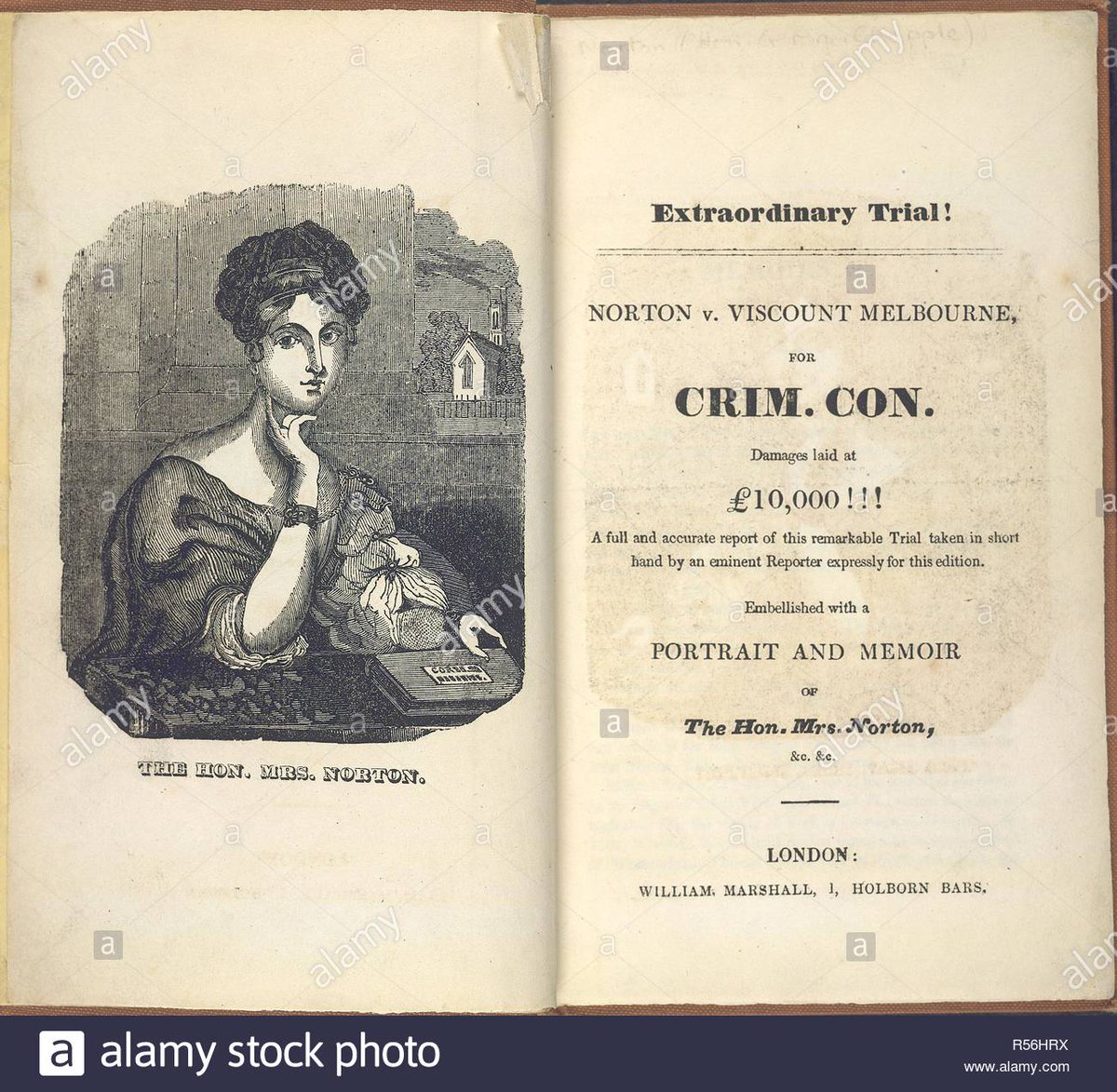 The charge was that Melbourne had denied Norton the benefits of ‘domestic harmony & affection’ & caused the loss of his conjugal rights. ‘the deepest injury one man can inflict upon another’The stakes were astronomical. George demanded the equivalent of £1 million damages
