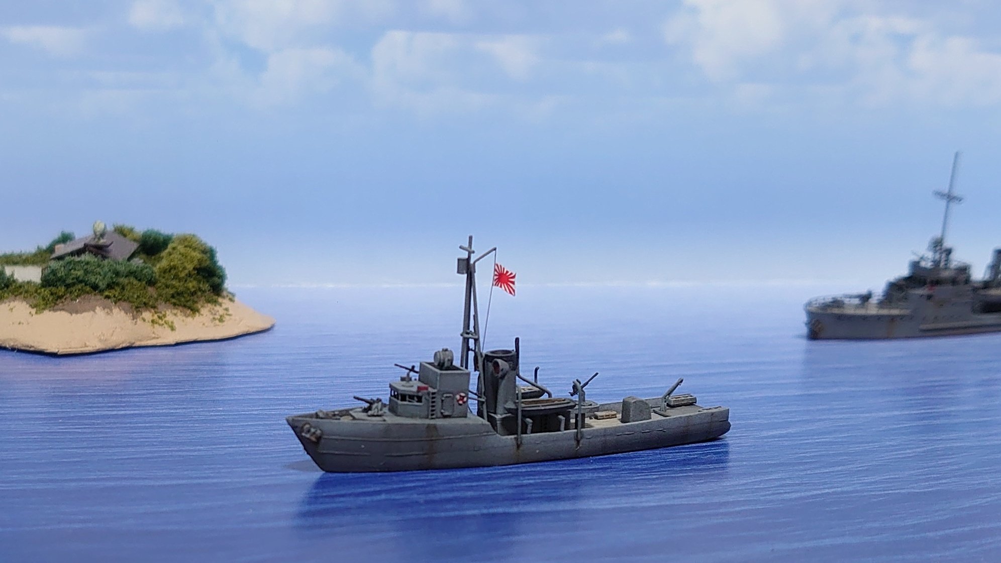 1/700 日本海軍 第百一号型掃海艇 Yahoo!オークション - 【完成品】1/700 日本海軍 掃海艇