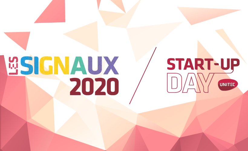 <a href="/UNITEC_Bdx/">UNITEC</a> rassemble 120 start-up accompagnées pour un événement à vivre 100% en ligne
📅 Rdv le 08/09 pour un livesteram sur youtube

🚀 Start-Up Day ➡️ 14h : 17h
💡Les Signaux 2020 ➡️ 17h : 19h

👨‍💻 Inscriptions : 30ansunitec.teamresa.net
#Signaux2020 #StartupDay