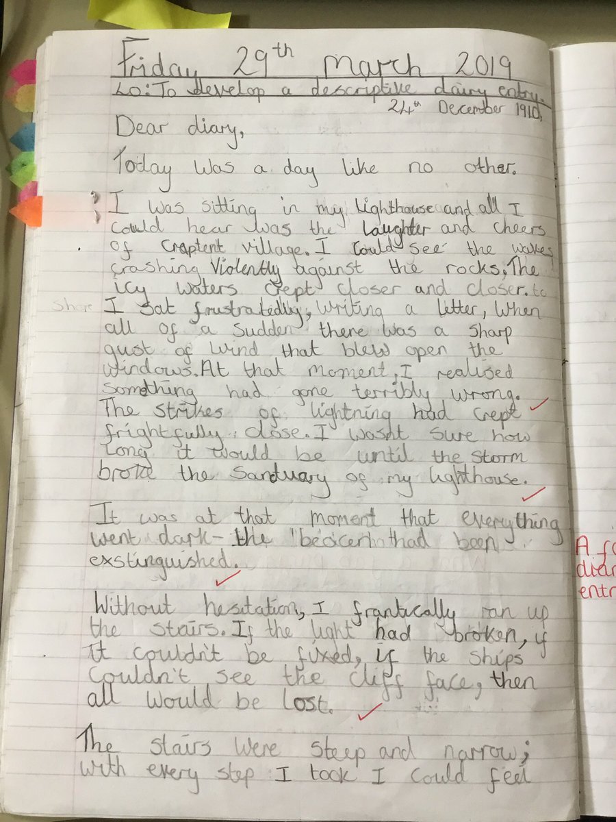 And used it to inform diary entries and newspaper reports (spot the not so subtle Take Me Out reference by a Y6) 