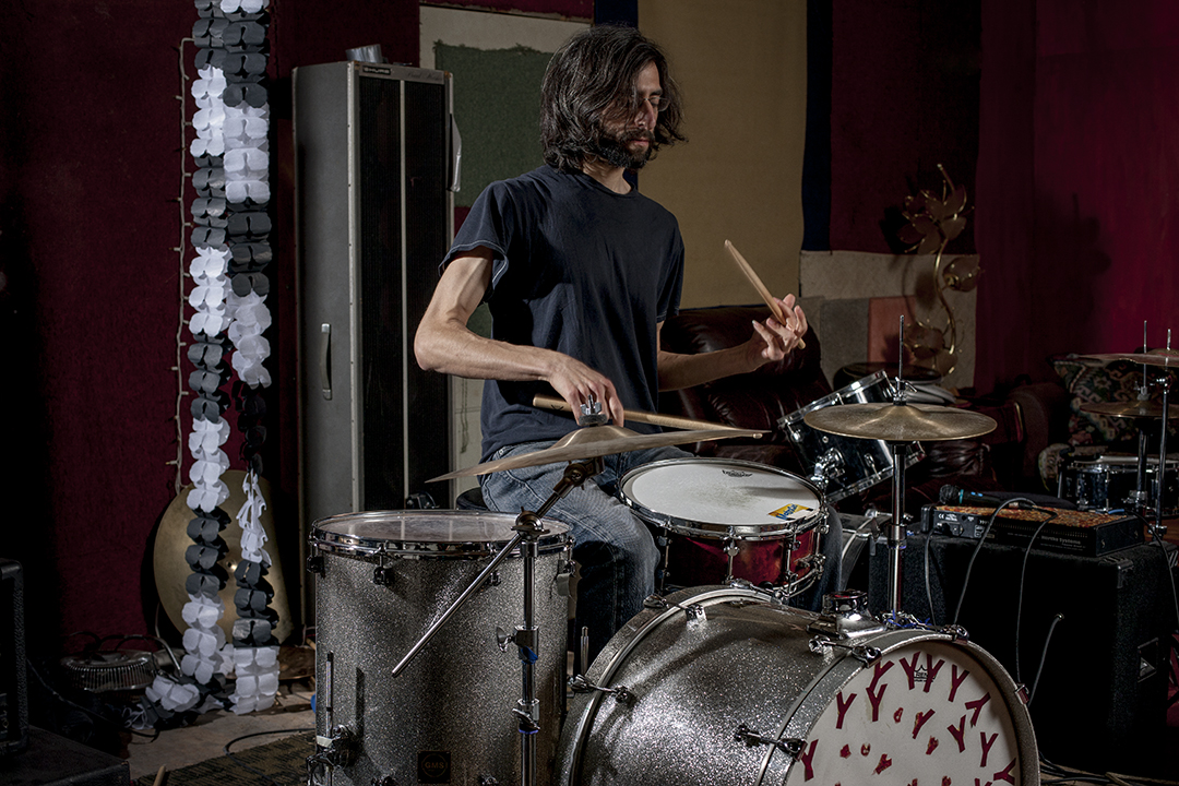 Brian Chase, photographed in his NYC studio for #thedrumthing book. @YYYs @brianchase123 

'I often think about this idea of getting to the edge and jumping off. A lot of the technical aspects of the music are designed to get us right to the edge of being conscious of keeping....