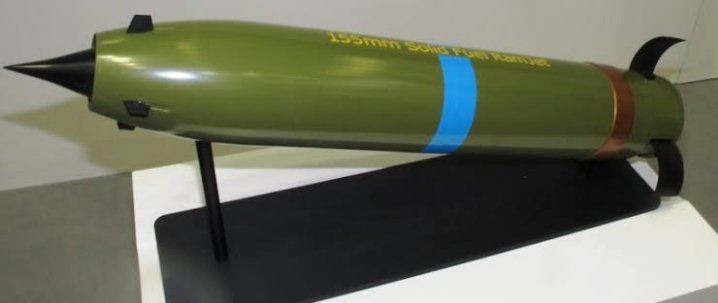 155 MM Ramjet Powered Artillery Shell