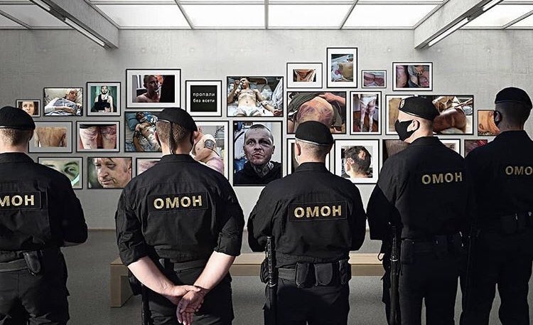 fedinmma's tweet photo. The riot police enjoy the art of their colleagues
#беларусь #стопнасилие #остановитенасилие #насилие_не_табу #беларусь #свобода #омон #ЛукашенкоУходи #лукашенкокровавыйубийца #belarus #freebelarus #Police #acab #blood #кровь https://t.co/TXae03DChN