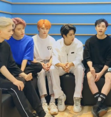 he takes up so much space he forces the others to go anime girl