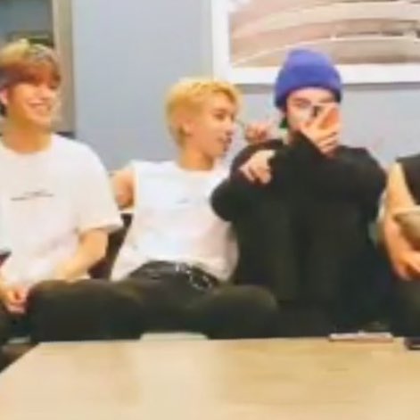 he takes up so much space he forces the others to go anime girl