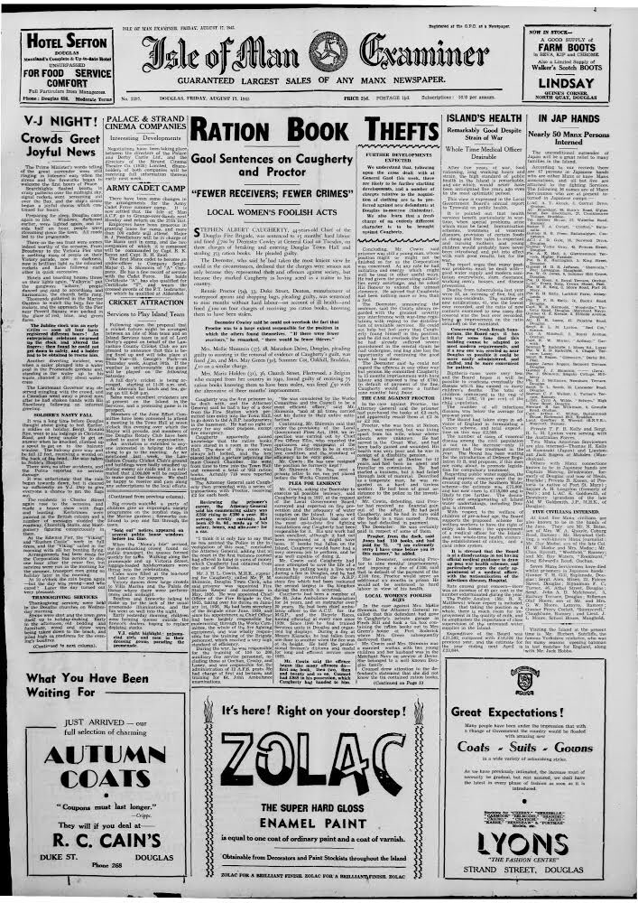 It’s Friday so you know what that means... a cheeky little relic from the 1945 archives 🗞🇮🇲 new podcast coming at you very soon folks! 🎙