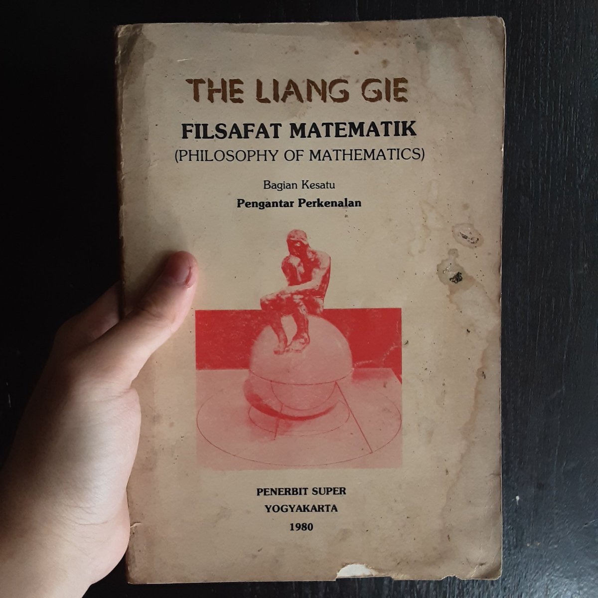 Saya sedang senang baca, cari tahu, tentang orang Tionghoa di Indonesia. Entah sejarahnya, tokohnya, atau apapun lah. Kebetulan, adik sy sedang menulis tentang sejarah UGM Press, dan, krn tahu sy sedang kulik begituan, ia cerita ada ahli filsafat orang Tionghoa: The Liang Gie.