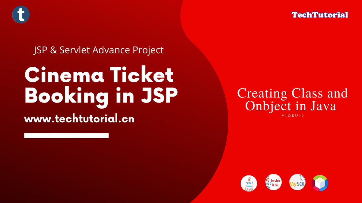 Create Class in Java for JSP Project - youtu.be/0svGre4N7A8 *Visit Our Website: techtutorial.cn *Hire me on Fiverr - bit.ly/321sxLt #SidharthShukIa #CRYPTOHOMES #PrivateSale #DynamiteToday #covir #java #jsp #servlet #constructor #java_tutorial