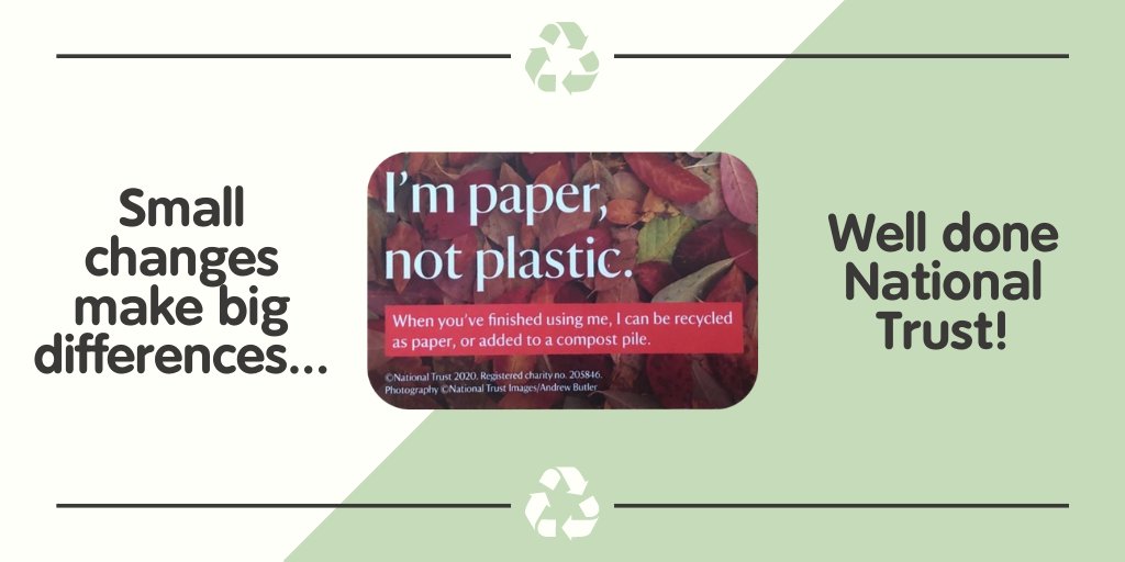 Leafield_enviro's tweet photo. As a company that cares about and promotes #Recycling we couldn't help but give a #ShoutOut to @nationaltrust 👏
Well done and we hope more companies follow suit ♻️👍
#SmallChangesMakeBigDifferences 
#Recycle #Waste #ZeroWaste https://t.co/15OoOzhEwa