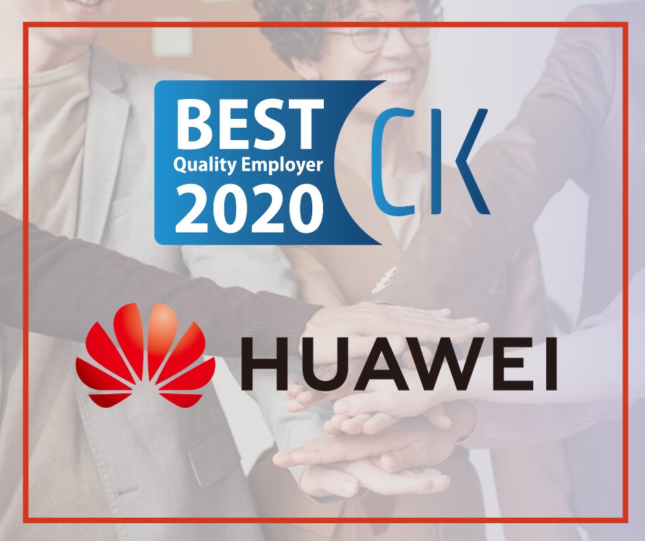 CBCK_'s tweet photo. @huaweimobilepl  gronie laureatów programu Best quality employer 2020 🏆 https://t.co/r5fNqcVu3L