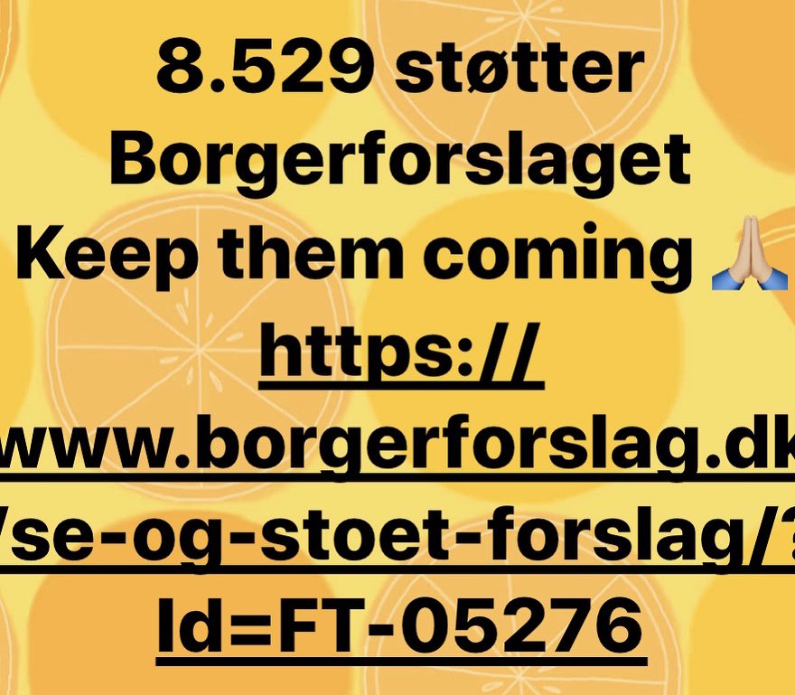 Støt #enmillionstemmer så handicapområdet kan få bedre vilkår. borgerforslag.dk/se-og-stoet-fo…
