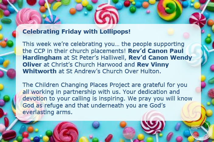 Traditionally, CCP have always celebrated Fridays with a lollipop! So this week we wanted to take the opportunity to share lollipops with a few special people... @HalliwellParish <a href="/ChristHarwood/">Christ's Church Harwood</a> 
#SummerofStrength