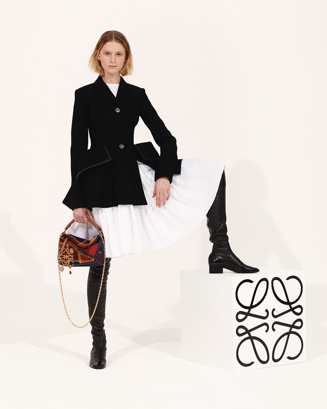 Loewe tartan puzzle bag sale