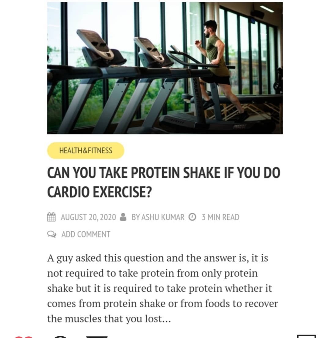 ShahTechology's tweet photo. Cardio exercise
New article on website
Read full here ⬇️
https://t.co/u4ImeSG9hF
If you like pls follow for the latest updates.
_____________
Tags
#Run4India #health #ProtestAgainstExamsInCOVID #BTS_Dynamite #Trending #BollywoodQueenOnTwitter https://t.co/0CP6j14STo