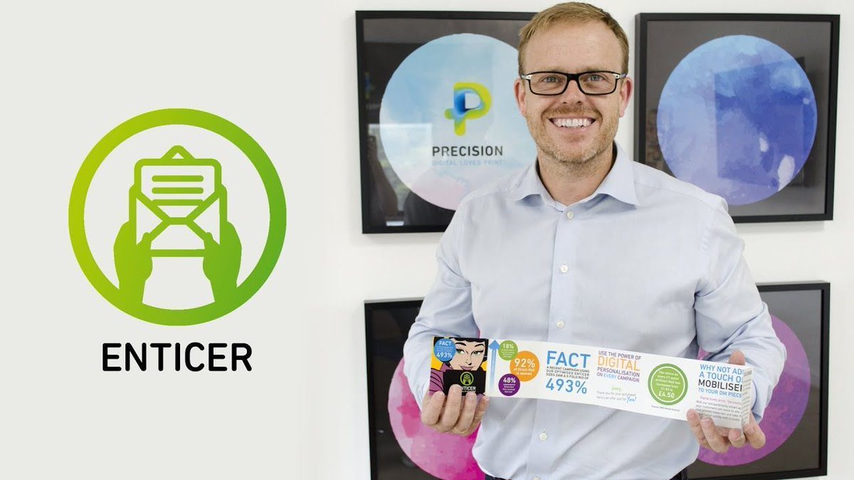 Enticer, our unique approach to Direct Mail is designed to drive engagement and cut through the digital noise. Find out more: bit.ly/3iZv9k1
