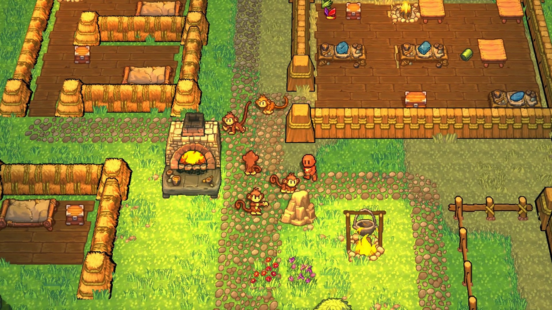 ホタ さっきsteamのストアページで見かけたんだけど The Survivalists ってゲーム面白そうっすね 漂着した島でお猿さんを使役して生き残るサバイバルサンドボックス デモ版配信してるからちょっと遊んでみようかな T Co D7am3adgt2 T Co