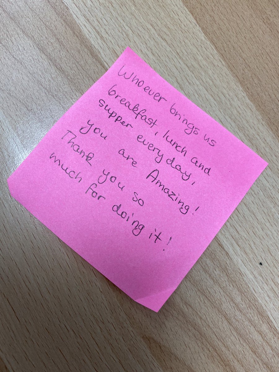We welcomed back some of the boarders this week!  Whilst they maybe quarantining, we still want to make sure they have yummy food! From the note found this morning, It’s going down a treat!@SamJHiscock <a href="/juliebibby7/">juliebibby</a> <a href="/StSwithunsLetts/">Commercial Lettings</a> <a href="/StSwithunsBoard/">St Swithun's Boarding</a>