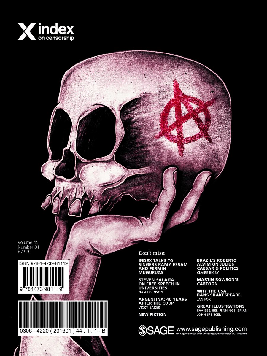 It's my last day of 7 amazing years at Index, being editor-in-chief of the amazing <a href="/Index_Magazine/">IndexCensorshipMag</a> has been a brilliant challenge, with incredible rewards, getting to work with people like...