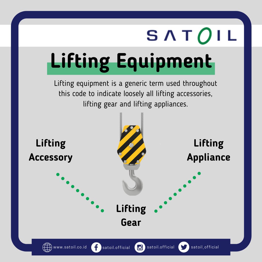 satoil.official on Twitter "⛓Lifting Accessory an item of equipment