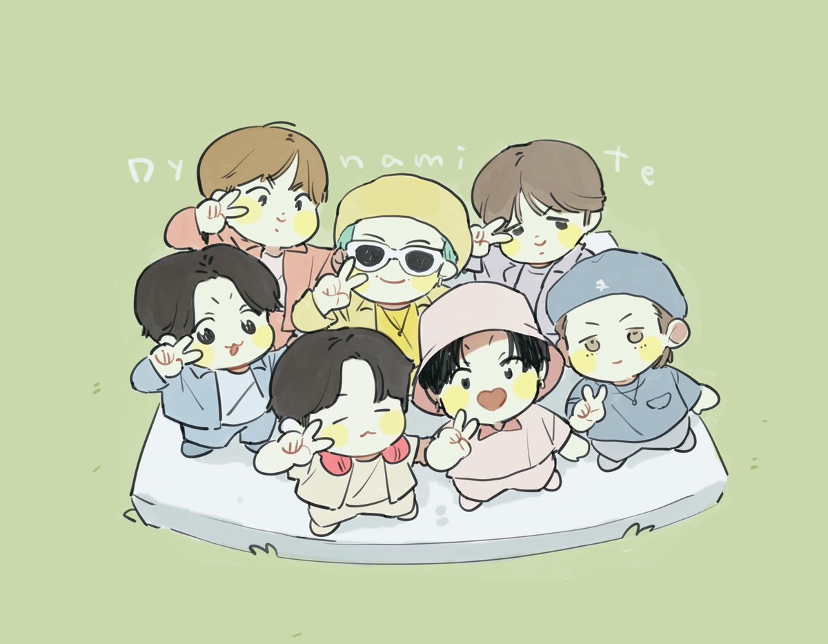 Bts Dynamite おてちのイラスト Bts Dynamite おてちのイラスト