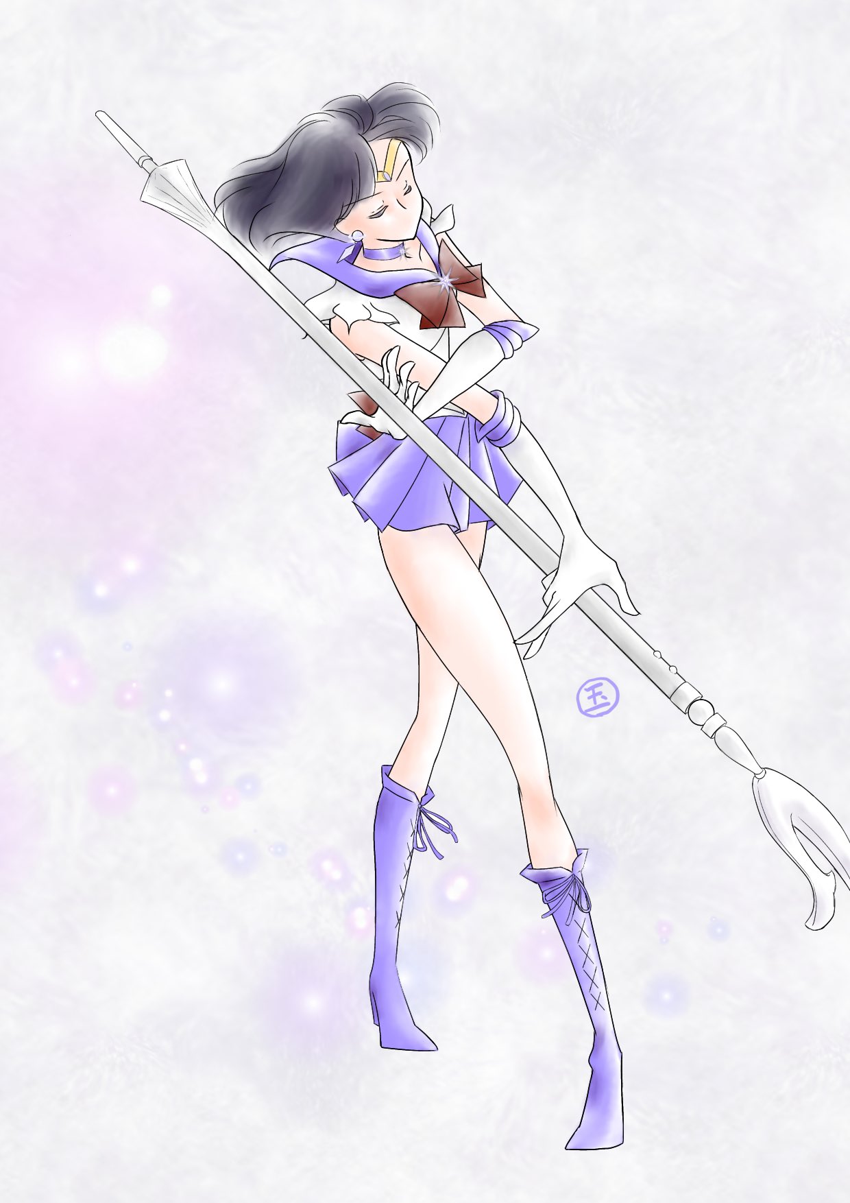 たま セラムンイラスト部週ドロ セーラームーン セーラーサターン セラムンイラスト部 原作のこのシーンが好き かっこいい T Co Splygcdrqi Twitter