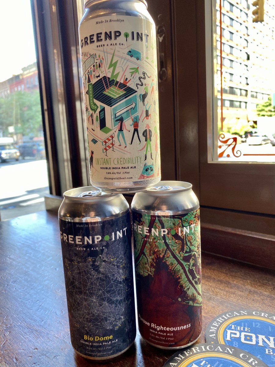 ThePonyBar's tweet photo. Ready for the weekend w/ @GreenpointBeer - #instantcredibility
@ThePonyBar https://t.co/FhvJTuTvWl
