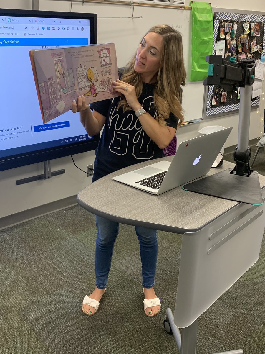 Thanks <a href="/JessicaVitek/">Jessica Vitek</a> for reading to us and showing us how to use classlink to read! #wearegcisd #teambce <a href="/BearCreekElem/">Bear Creek</a> @gcisd