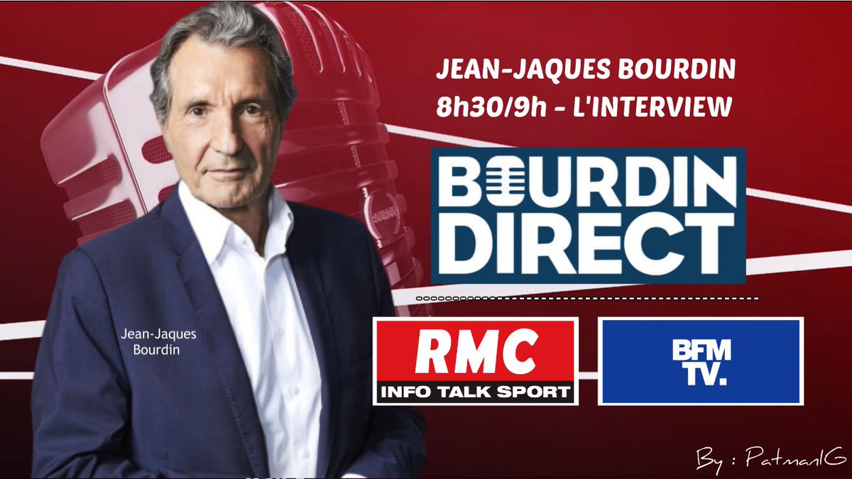 JJBourdin_Fan's tweet photo. ⏰ Lundi dès 8h30, votre rendez-vous quotidien a ne pas manquer,🎙 #BourdinDirect - L'interview présenté par @JJBourdin_RMC sur @BFMTV canal 15
📅 Du lundi au vendredi - 8h30/9h
🤩 RETOUR DE Jean-Jaques BOURDIN dès Lundi 24 Août !
(#rmc #bfmtv #apollinematin #RMCDirect) https://t.co/6GLa1rbQav