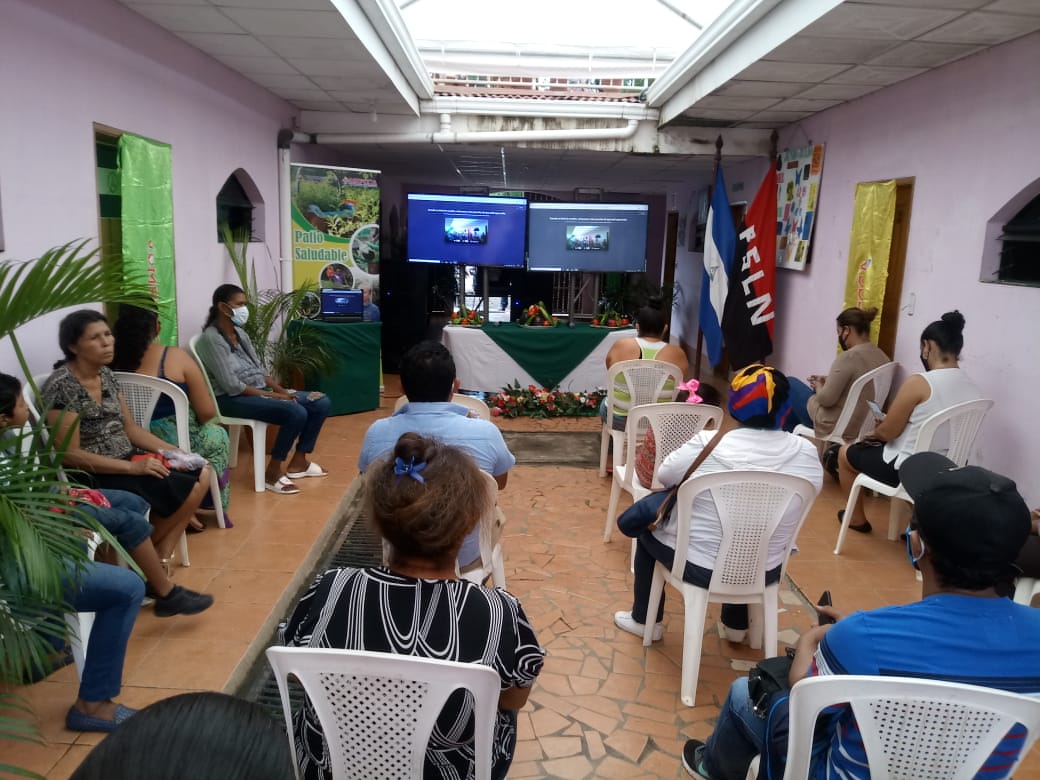 MinEmpren's tweet photo. Protagonistas de Rivas, participan en el Congreso Nacional Virtual "Cultivando Esperanza y Cosechando Futuro", fortalecen sus conocimientos en la producción de los huertos con producción sostenible de verdura, frutas y hortalizas, #MEFCA #AlimentaciónSana #Agricultura https://t.co/6pKp9C2SO0