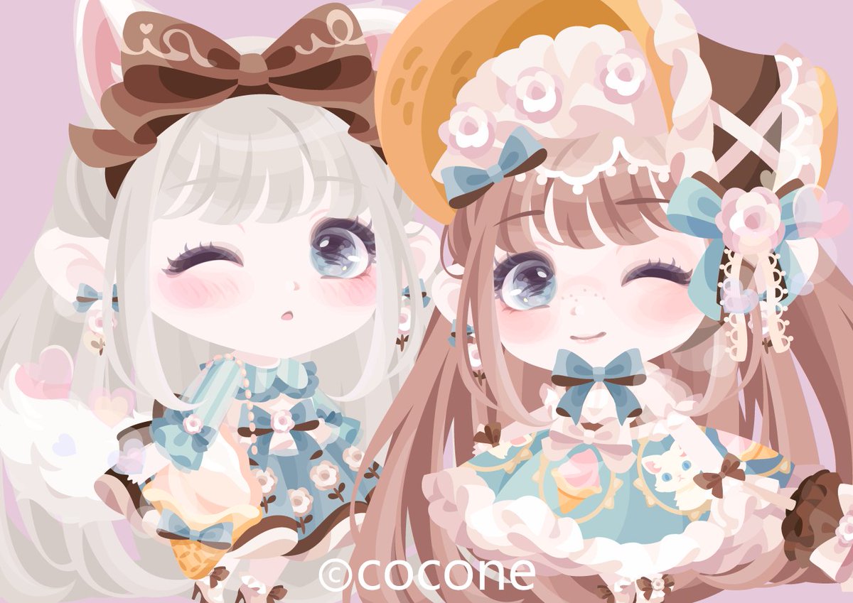 Peppe ソロガチャ パリの街角ジェラート屋さん 好評発売中です ˏˋ ˎˊ ねこみみ前髪エクステ はさまざまな前髪に自然にフィットできる とっても使いやすいデザインになってます みなさまのお気に入りになれますように ˏˋ ˎˊ ポケコロ