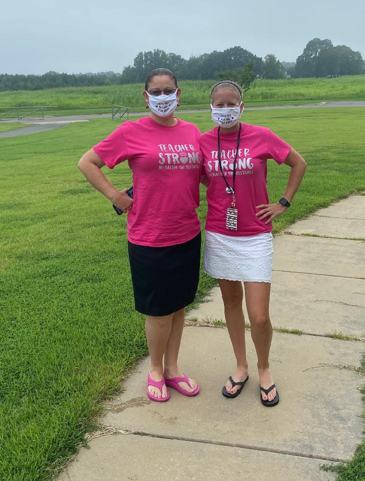 JALWade1973's tweet photo. @saralilley0804 and I made it to Friday! Week one of virtual learning is accomplished! We even had a fire drill! @clarke_elem #VCSBetterTogether https://t.co/TDug1Fthl8
