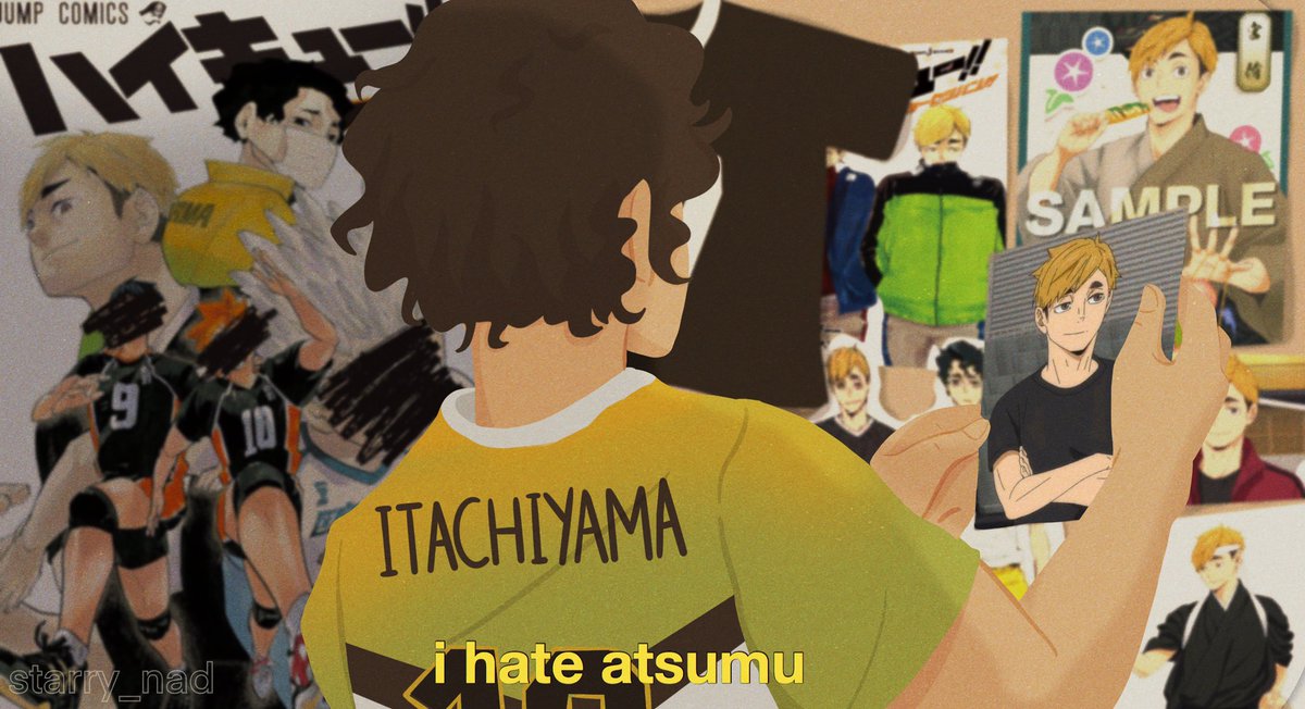 starry_nad's tweet photo. “All men do is lie.”

[#haikyuu #sakuatsu #haikyuumemes] https://t.co/8Rc7airUJl