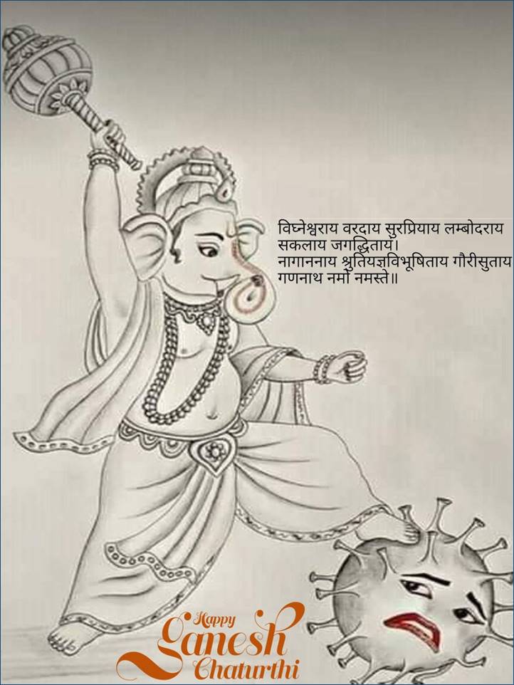 kartik_shukla13's tweet image. Hey vighnaharta.. Save the world from CoVid.. #ganapatibappa #morya