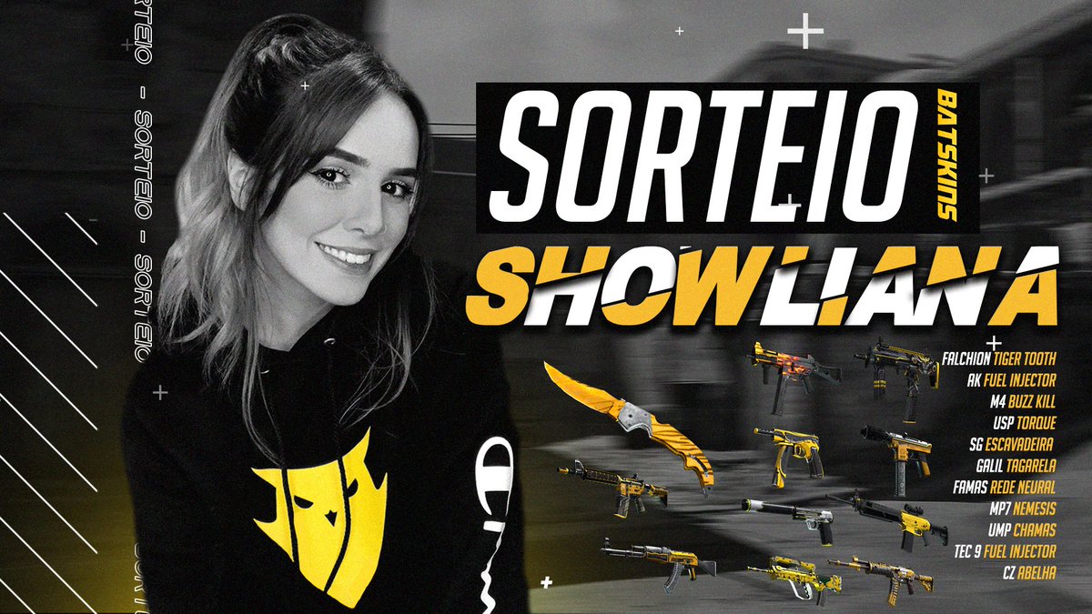 Sorteio KIT Showliana

Para participar:
1- Siga a <a href="/showliana/">mibr showliana</a> &amp; <a href="/batskinscsgo/">Batskins 🦇</a> no Twitter e Instagram
2- 🔁RT nesse Tweet
3- Entre no link: bit.ly/31duLbt

**Quanto mais passos você completar, mais chance você tem de ganhar!**  

BOA SORTE 🦇