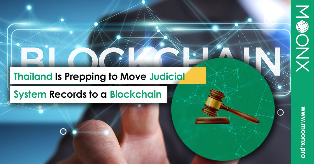 #Thailand’s largest #courtsystem is developing a #blockchain #storagenetwork that will move #judicial information entirely online when it debuts in Thai Courts of Justice in 2021. Read more: bit.ly/3hlyKbUMoonX
#MoonX #blockchaintechnology #dlt
#bitcoin #ethereum