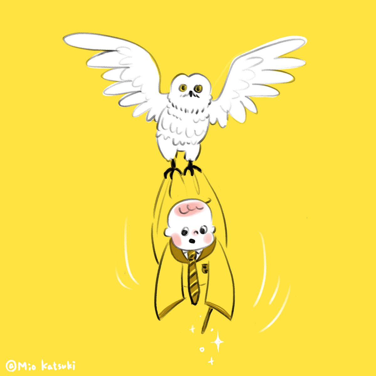 bird necktie yellow background owl animal striped necktie simple background  illustration images