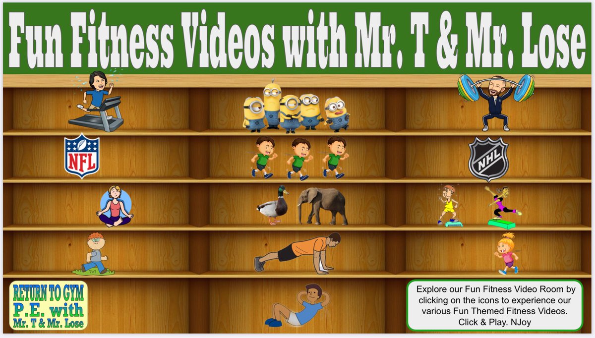 Virtual #PhysEd How fun. 🎉🤗😂 bit.ly/RHEPEVirtualPh… Ss enter the virtual gym.  They can go in the Equipment Room, STEM Lab, or Fitness Video Screen. Inside each rooms selects the equip they want to use &amp; an activity pops up. Super amazing. #HPEatHome #PEGeeks <a href="/MrLosePE/">Mr Lose</a>