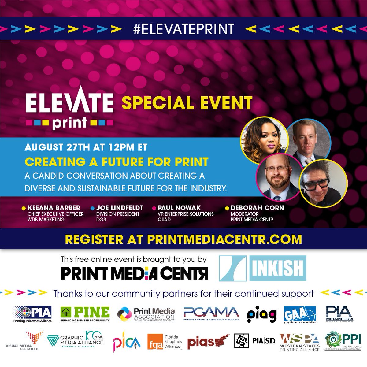 KarisCoppMedia's tweet image. The #FutureOfPrint is a focus for me, and I can't wait for the 'Creating a Future of Print' panel at #ElevatePrint. An honest and objective discussion about inclusion, diversity and a sustainable future for #print needs to be had. 

Register now: ow.ly/weOF50B3q4q