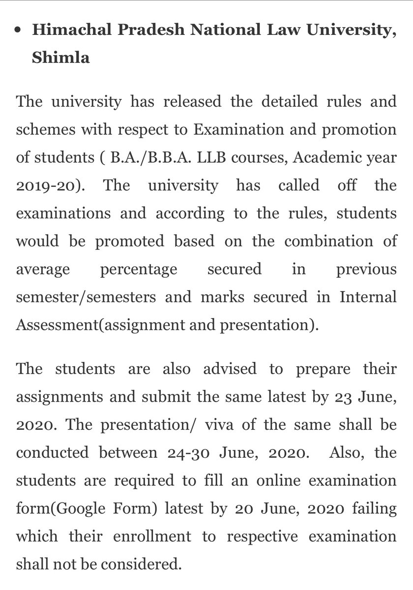RejoitJames's tweet photo. If these law universities could do it, why can’t #KSLU. They understand the importance of not putting student lives in danger. Why should #KSLU students be disadvantaged during a pandemic like this.
Source:@scconline_ 
#JusticeForKSLUStudents
#StudentLivesMatters https://t.co/KmNGKEMMyH