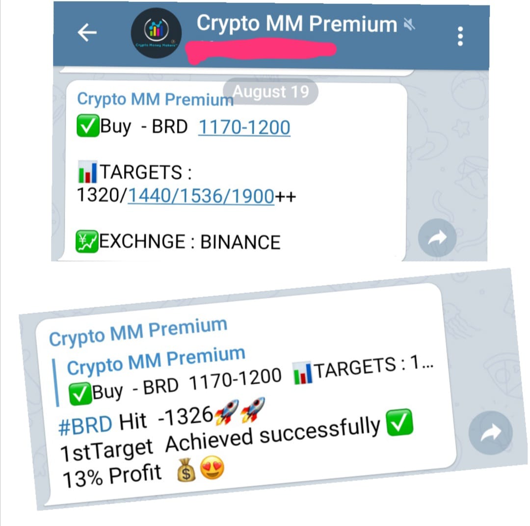 We shared   #BRD Signal   on  our Telegram      Channel     BRD HIT - 1326🚀🚀
1st Target achieved ✅                  13%Profit  🥳💰 Don't miss next bullish calls..Join us on Telegram Channel :Link- telegram.me/Cryptomoneymak…
