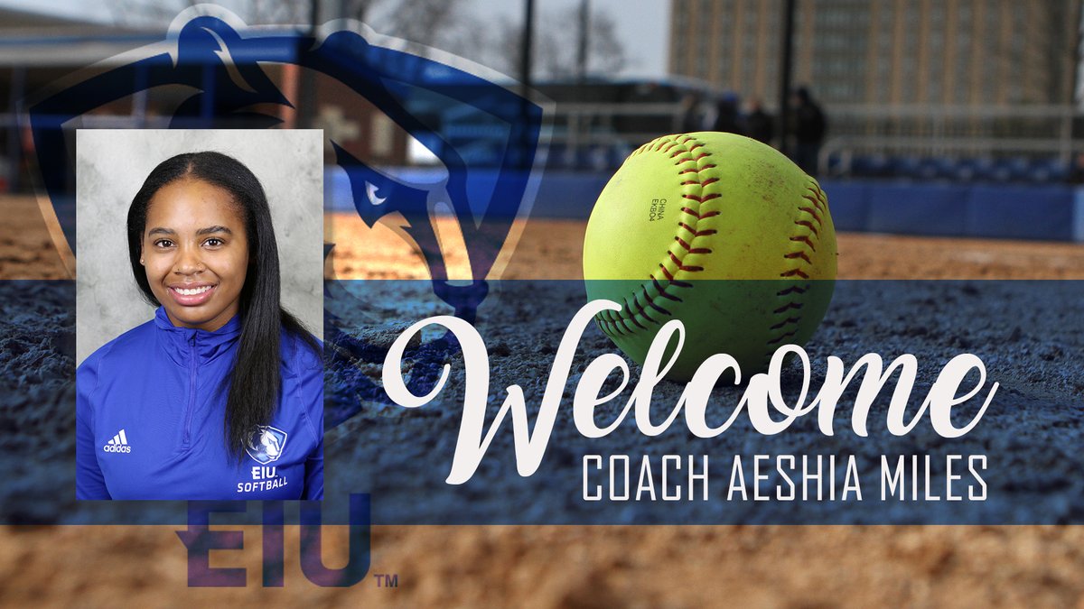 EIU_Softball's tweet photo. We are very excited to welcome Aeshia Miles (@AeshiaMiles13) to our coaching staff! Aeshia's playing experience, passion for the game of softball and incredible energy have already made a huge impact on our program. We are beyond blessed to have her in Charleston! https://t.co/UMt4EfhxSb