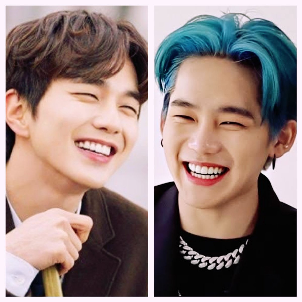 CSuk99's tweet image. Hyun Suk is the little brother of Yoo Seung Ho???? 
OMG, they look alike when smile 💜❤️💜❤️

#CHOIHYUNSUK #TREASURE 
@treasuremembers