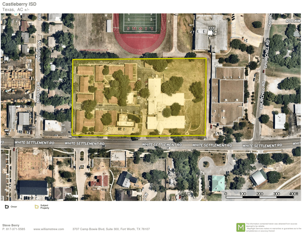 The Castleberry Independent School District has purchased the Fireside Lodge, a former nursing home located on White Settlement Road.

Steve Berry with Fort Worth-based Williams Trew announced Aug. 21 the sale. fortworthbusiness.com/real-estate/ca…