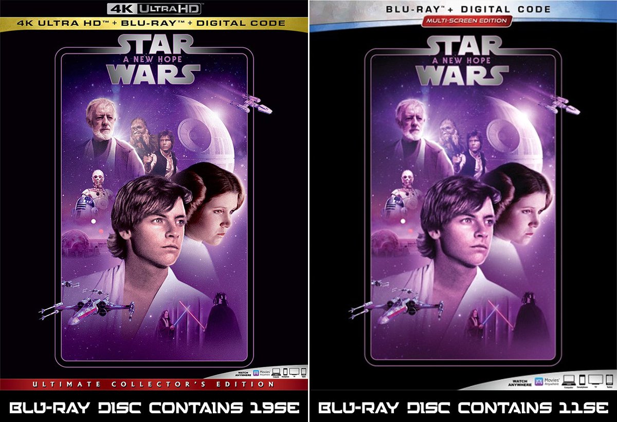 StarWarsVisComp's tweet image. Disney/Lucasfilm: We can't #ReleaseTheOriginalTrilogy, we don't want to create brand confusion by having two versions of Star Wars out there!

Also Disney/Lucasfilm: